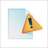 yellow warning sign on paper
