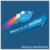 follow us on twitter