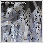 shredded paper