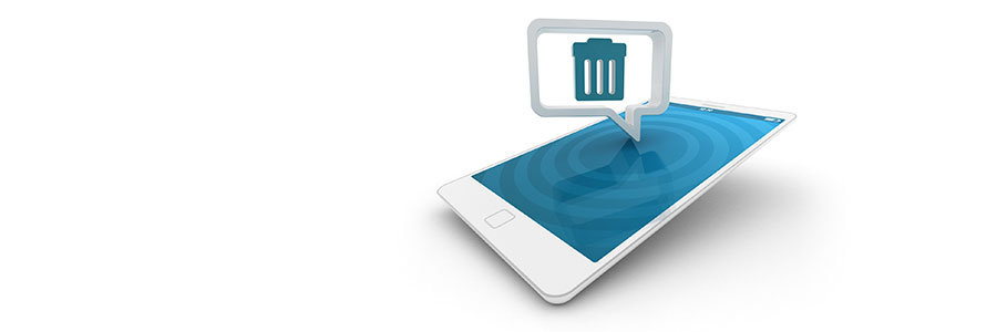 How to delete data from your mobile device