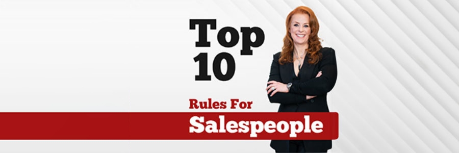 Robin’s Top 10 Rules For Salespeople